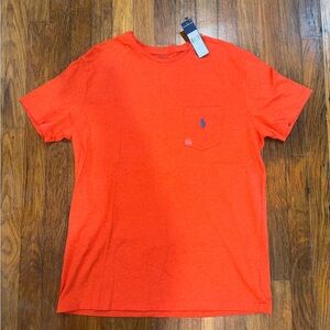 New Bundle deal Ralph Lauren Men's Bright Orange and Blue Tee